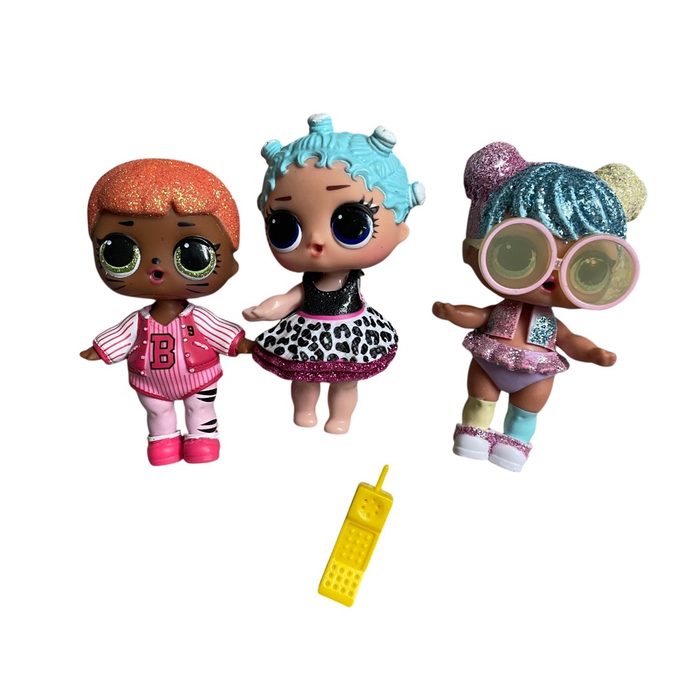 Lalaloopsy Bon Bon Baby Cat Precious (READ) 3" Doll (Toy Phone Included)
